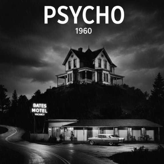 psycho 1960 movie poster