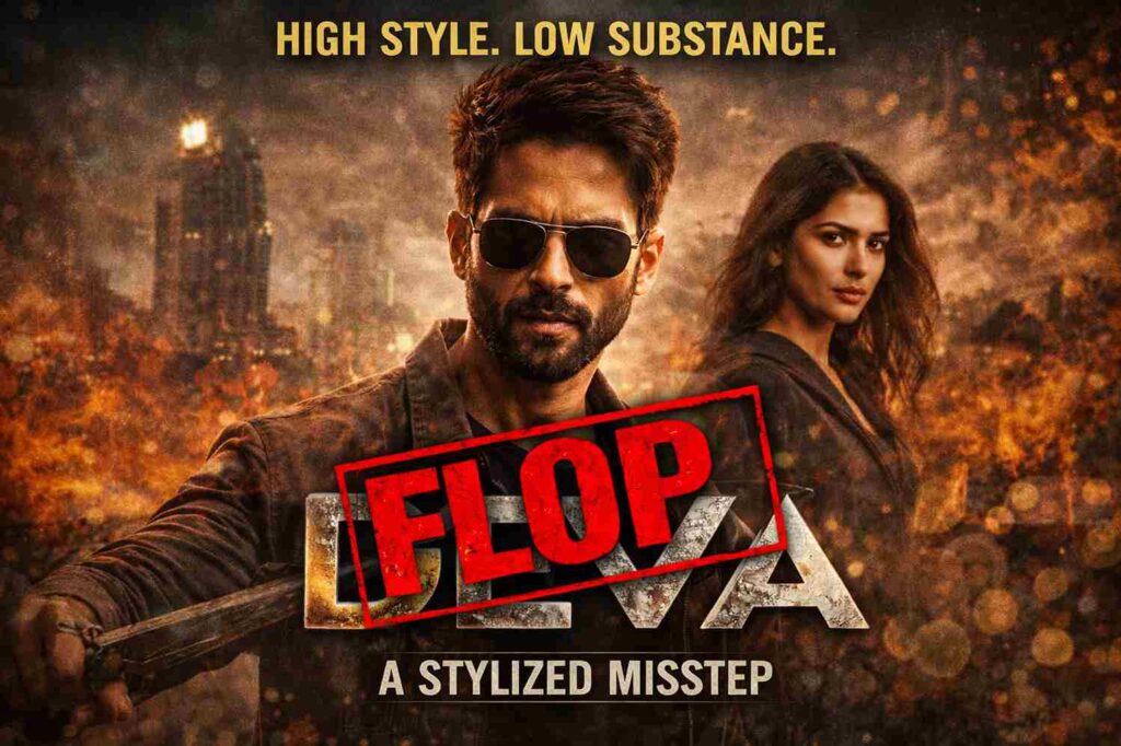 Shahid Kapoor in a rugged police officer avatar from the film Deva.