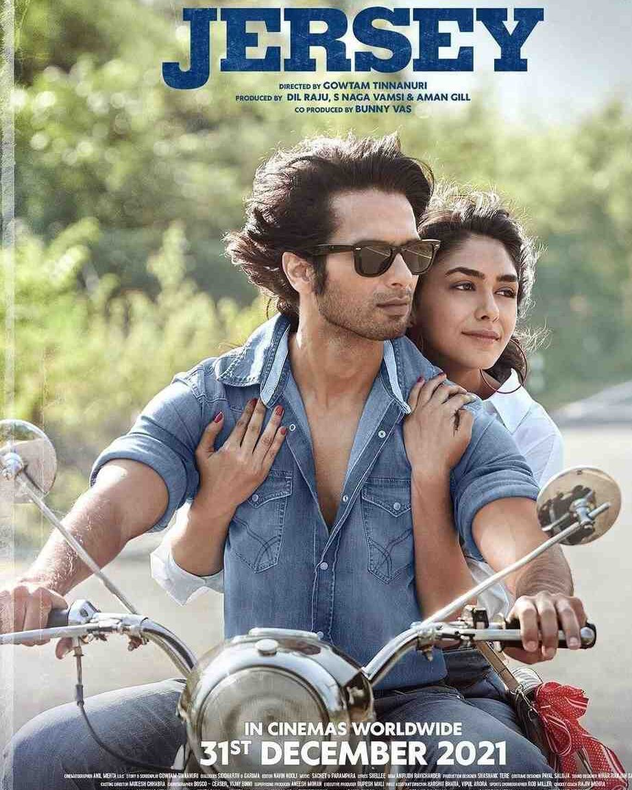 Shahid Kapoor as Arjun Talwar in Jersey